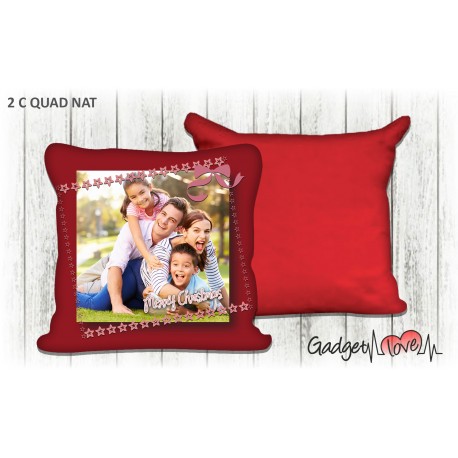 Cuscino Natale quadrato 40x40 -  Fiocco