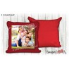 Cuscino Natale quadrato 40x40 -  Fiocco