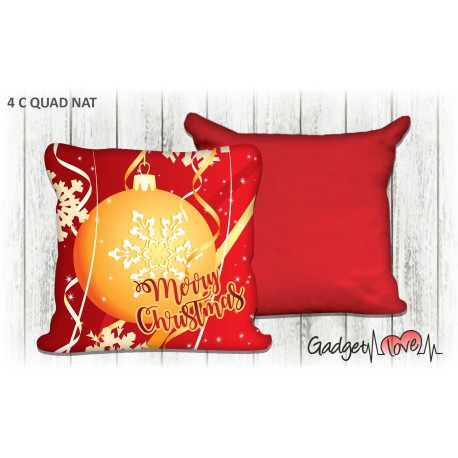 Cuscino Natale quadrato 40x40 -  Palla di Natale