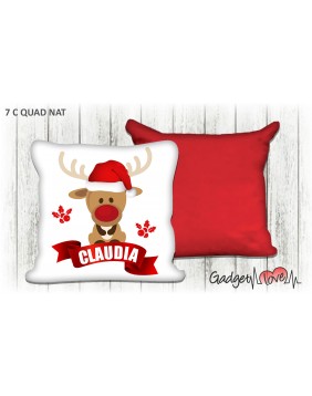 Cuscino Natale quadrato 40x40 -  Renna