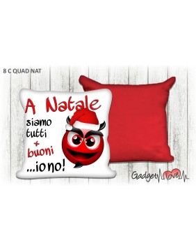 Cuscino Natale quadrato 40x40 -  Diavoletto