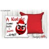 Cuscino Natale quadrato 40x40 -  Diavoletto