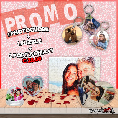 Puzzle + Photoglobe + Portachiavi