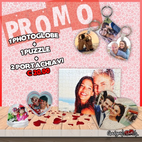 Puzzle + Photoglobe + Portachiavi