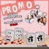 2 Tazze + 2 Portachiavi