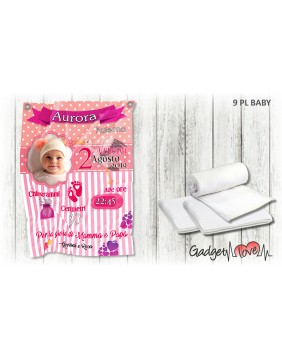 PLAID IN PILE - NASCITA ROSA