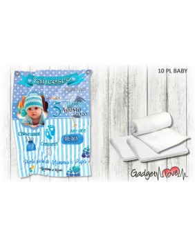 PLAID IN PILE - NASCITA AZZURRO