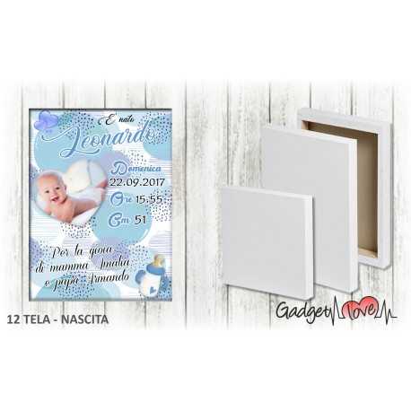 Tela nascita - light blue