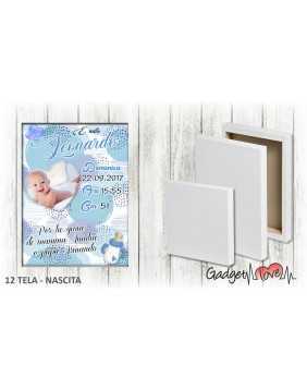 Tela nascita - light blue