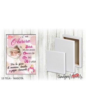 Tela nascita - pink