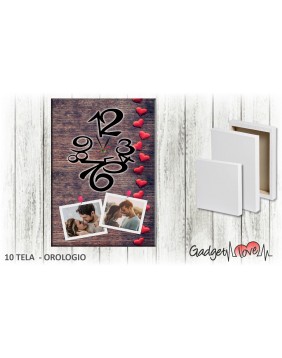Tela a orologio - Legno Scuro
