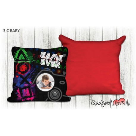 Cuscino Baby quadrato 40x40 -  Game over