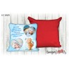 Cuscino Baby quadrato 40x40 - Orsetto azzurro