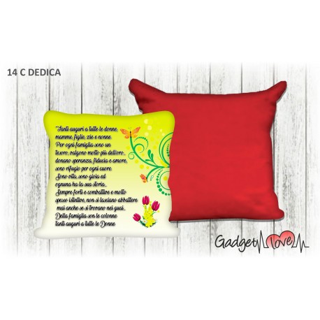 Cuscino Dedica - Donna dell'anno 