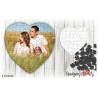 Puzzle magnetico a cuore personalizzato