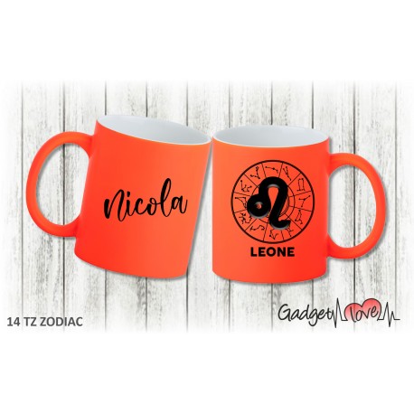 Tazza fluo Segno: Leone