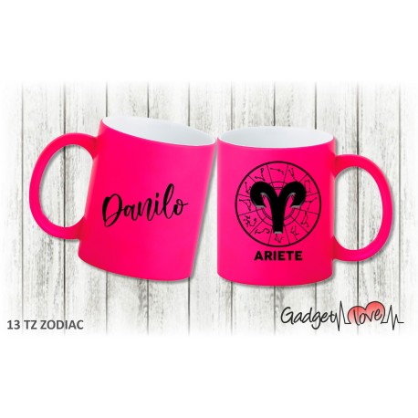 Tazza fluo Segno: Ariete