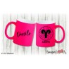 Tazza fluo Segno: Ariete