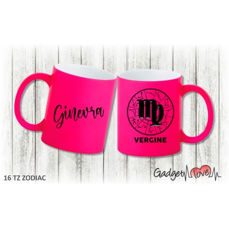 Tazza fluo Segno: Vergine