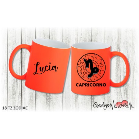 Tazza fluo Segno: Capricorno