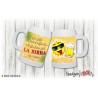 Boccale birra dedica - Sole