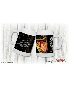 Boccale birra dedica - Guinness