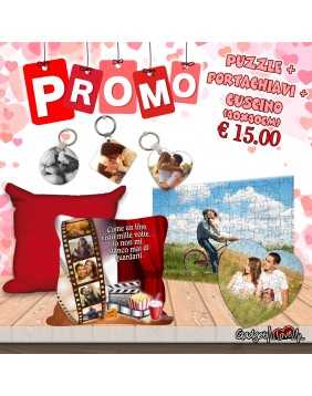 Puzzle Cuscino e Portachiavi