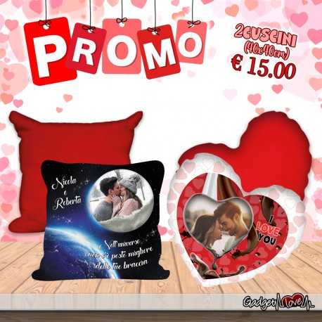 2 cuscini personalizzati 2 cuscini personalizzati