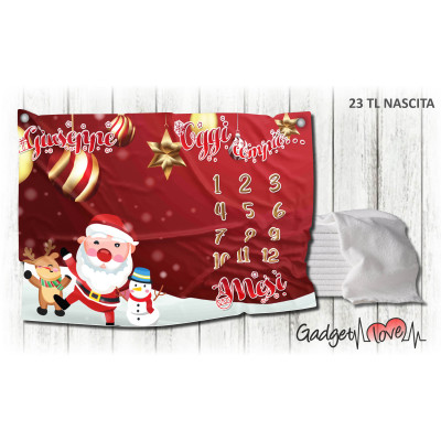 Telo nascita - Babbo Natale e Amici