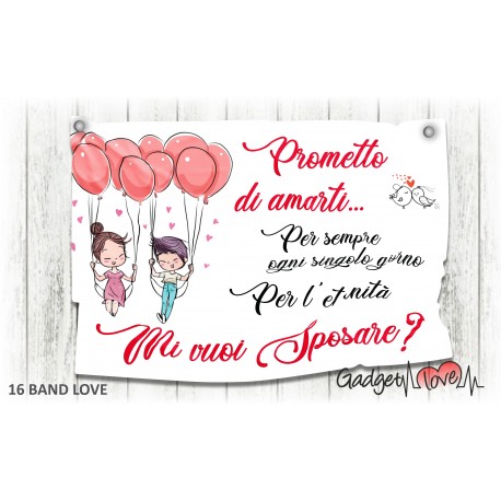 Striscione - Prometto di Amarti