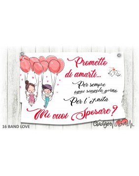 Striscione - Prometto di Amarti