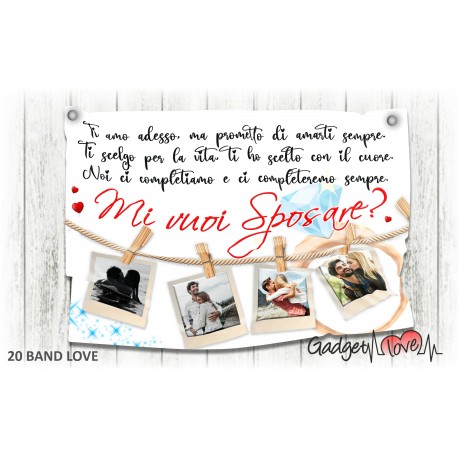 Striscione - Mi Vuoi Sposare?