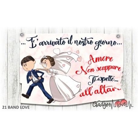 Striscione - Non Scappare