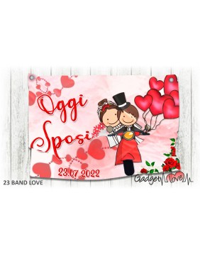 Striscione - Oggi Sposi in Scooter