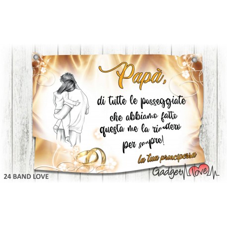 Striscione- Papà Oro