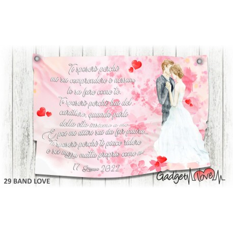 Striscione - Ti sposerò perchè