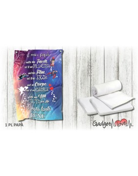 Plaid in pile - Papà ti voglio tanto bene