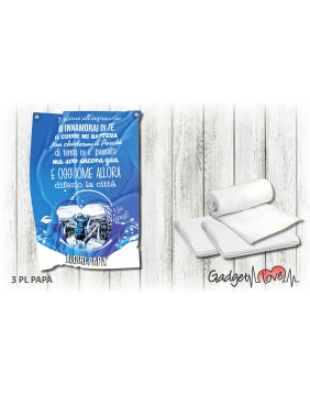 Plaid in pile - Forza Napoli Papà!