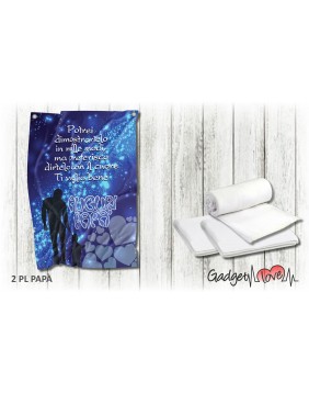 Plaid in pile - Papà ti voglio bene 2