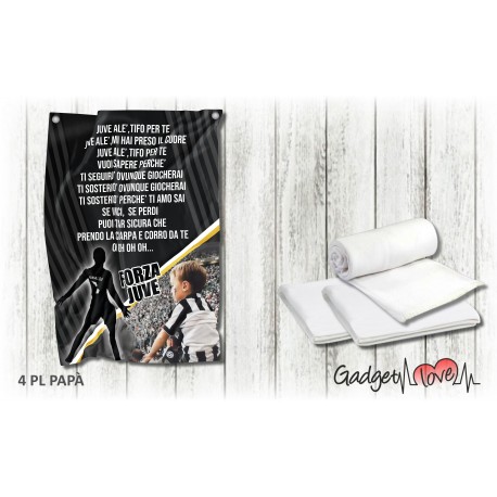 Plaid in pile Forza Napoli Papà!