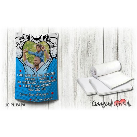 Plaid in pile - Papà Supereroe 2