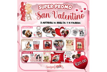San Valentino SUPER PROMO SAN VALENTINO 3 ARTICOLI A SCELTA (1 articolo per fascia)