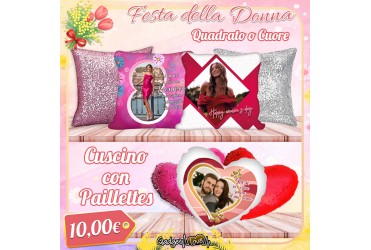 Cuscino con Paillettes