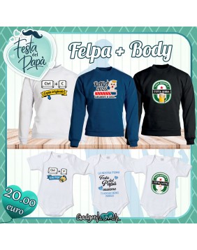 Felpa + Body Personalizzati