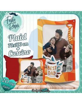 Plaid + Cuscino Personalizzato