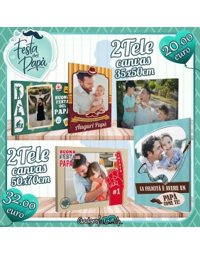 2 Tele canvas Personalizzate