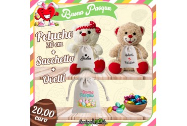 Peluche + Sacchetto + Ovetti