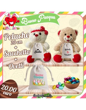 Peluche + Sacchetto + Ovetti