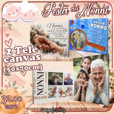 2 Tele canvas 50x70cm Personalizzate