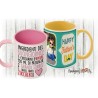 Tazza classica con interno colorato